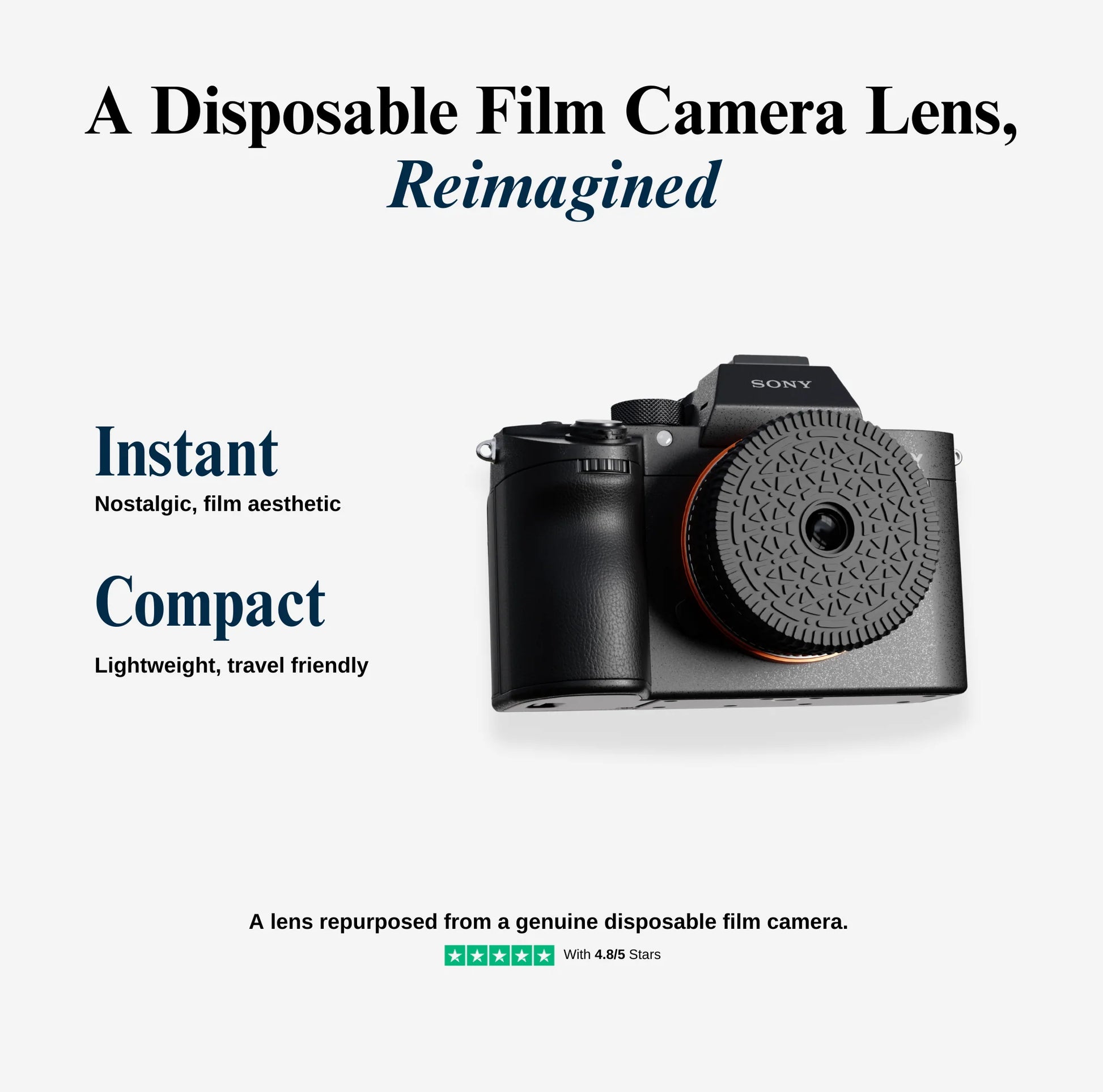 ® Repurposed Disposable Film Camera Lens